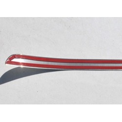 Baguette moulure chrome coffre Alfa Romeo 147