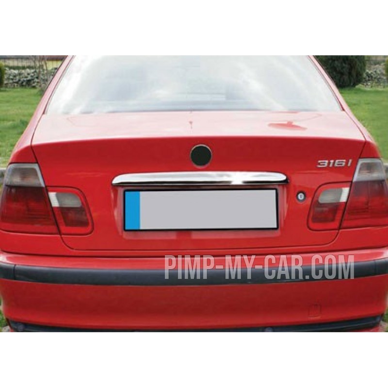 Baguette poignée coffre chrome alu BMW Série 3 1998-2005