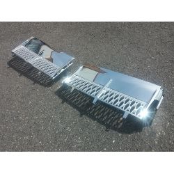 Grille latérale pour Land Rover L322 2003-2005 - Chrome Argent