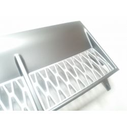 Grille latérale pour Land Rover L322 2003-2005 - Gris Silver