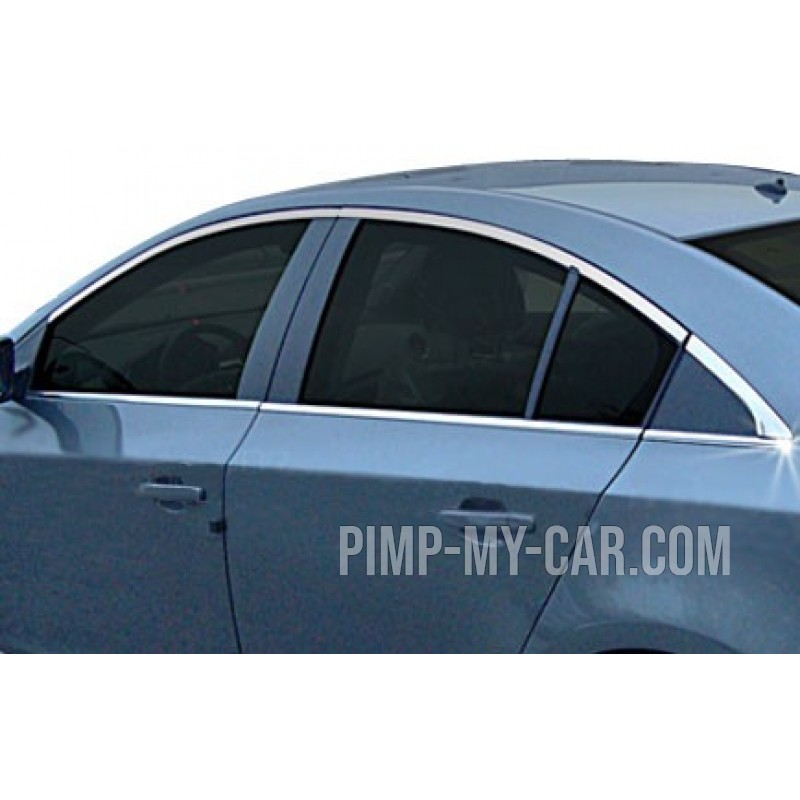 Contour de vitre chrome alu Chevrolet CRUZE 2011-[...]
