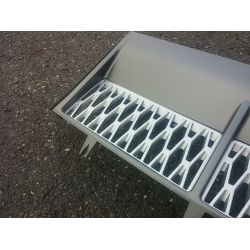 Grille latérale pour Land Rover L322 2003-2005 - Gris Silver