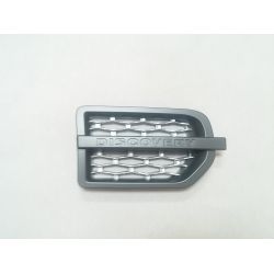 Grille latérale d'aile pour Land Rover Discovery 3 gris argent