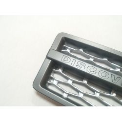 Grille latérale d'aile pour Land Rover Discovery 3 gris argent