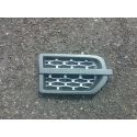 Grille latérale d'aile pour Land Rover Discovery 3 gris argent