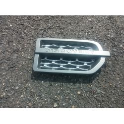 Grille latérale d'aile pour Land Rover Discovery 3 gris argent