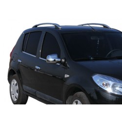 Coque rétroviseurs chrome alu Dacia SANDERO II