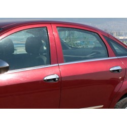 Couvre poignée de porte chrome cadre pour Fiat GRANDE PUNTO 5 Portes