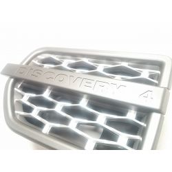 Grille latérale pour Land Rover Discovery 4 gris argent