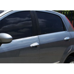 Couvre poignée de porte chrome cadre pour Fiat PUNTO EVO  5 Portes