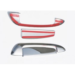 Couvre poignée de porte chrome cadre pour Fiat PUNTO EVO  3 Portes