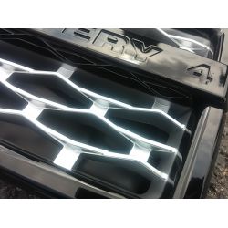 Grille latérale pour Land Rover Discovery 4 noir argent