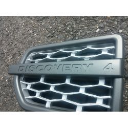 Grille latérale pour Land Rover Discovery 4 gris argent