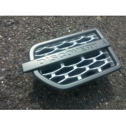 Grille latérale pour Land Rover Discovery 4 gris argent