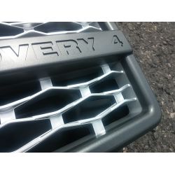 Grille latérale pour Land Rover Discovery 4 gris argent