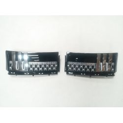 Grilles d'ailes pour Range pour Rover 2011 - Noir argent chrome