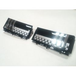 Grilles d'ailes pour Range pour Rover 2011 - Noir argent chrome