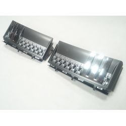 Grilles d'ailes pour Range pour Rover 2011 - Gris argent chrome