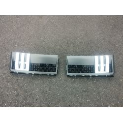 Grilles d'ailes pour Range pour Rover 2011 - Gris noir argent