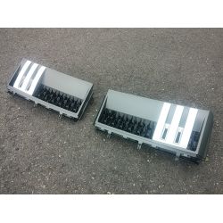 Grilles d'ailes pour Range pour Rover 2011 - Gris noir argent