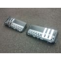 Grilles d'ailes pour Range pour Rover 2011 - Gris argent chrome