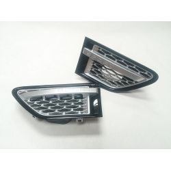 Grilles d'aile pour Range pour Rover Sport 2009-2011 noir gris