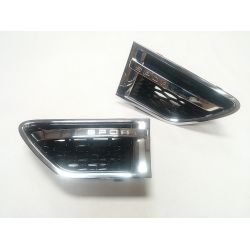 Grilles d'aile pour Range pour Rover Sport 2009-2011 noir chrome