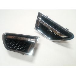Grilles d'aile pour Range pour Rover Sport 2009-2011 noir chrome