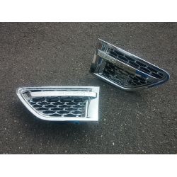 Grilles d'aile pour Range pour Rover Sport 2009-2011 chrome