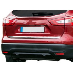 Baguette moulure chrome coffre Nissan QASHQAI