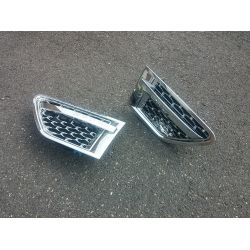 Grilles d'aile pour Range pour Rover Sport 2009-2011 chrome