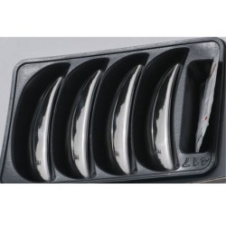 Couvre poignée de porte chrome pour Peugeot 107 5 Portes