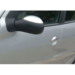 Coque de rétroviseurs chrome alu 2 Pcs Inox RENAULT CLIO 3