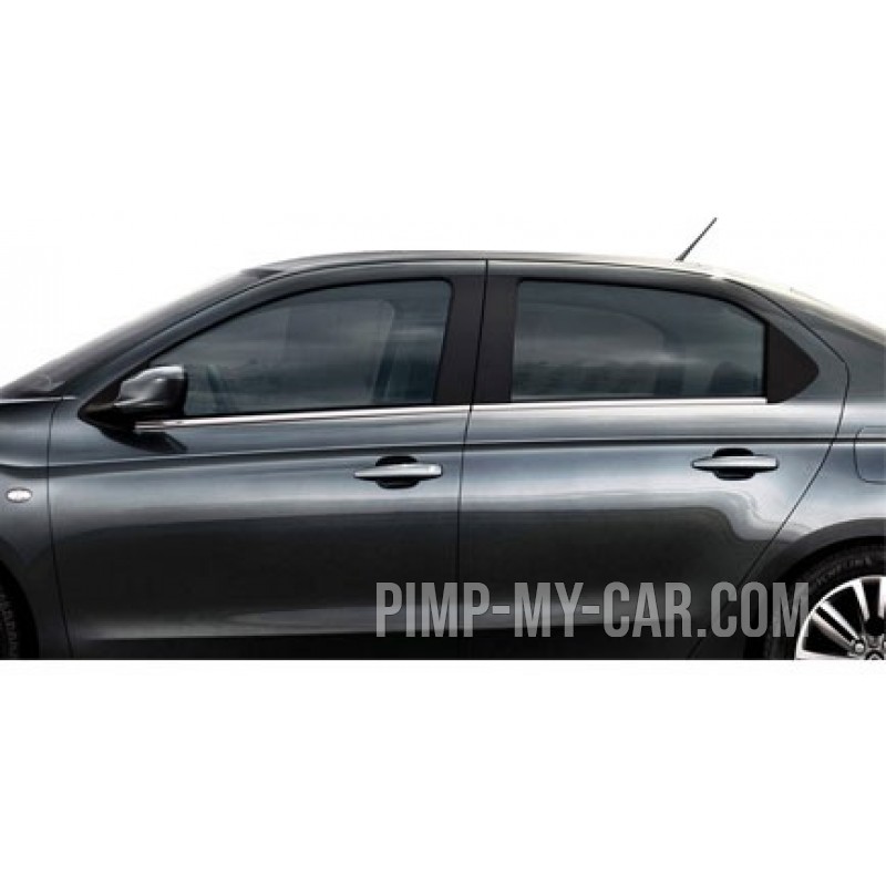 Contour de vitre chrome alu Peugeot 301 2013-[...]