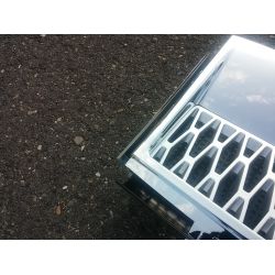 Grille latérale Land Rover L322 2006-2008 OEM Chrome frame + Silver mesh