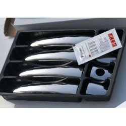 Couvre poignée de porte chrome pour Peugeot 407 4 Portes