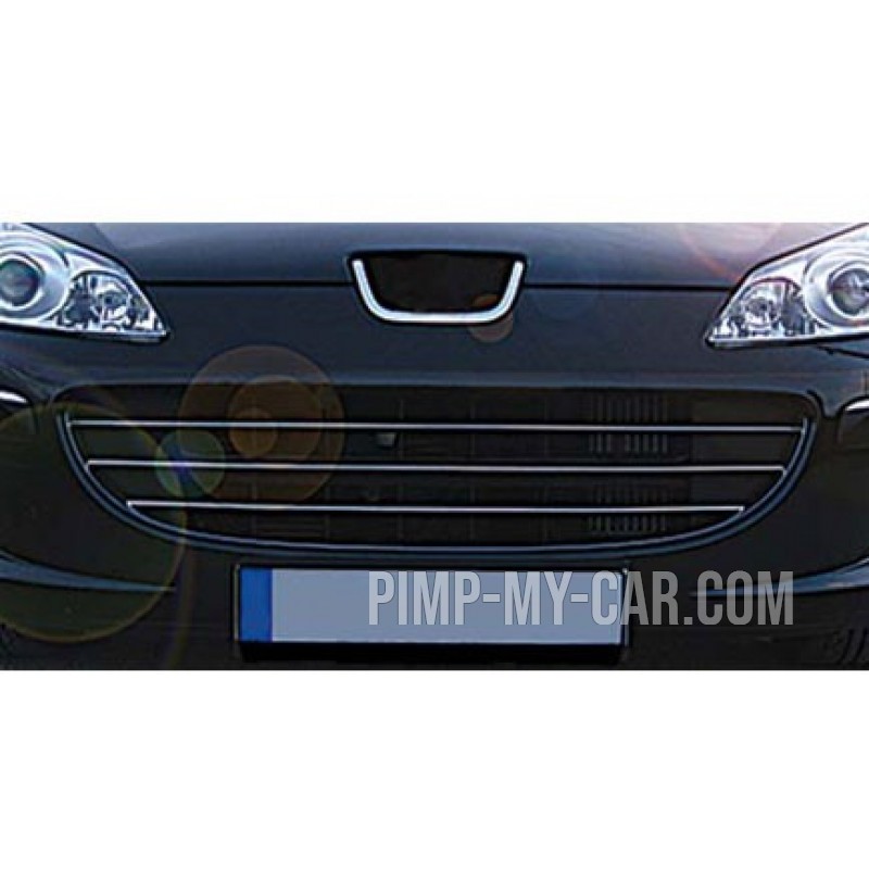 Addition of grille chrome Peugeot 407 20042010