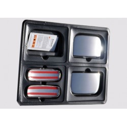 Couvre poignée de porte chrome pour Peugeot PARTNER I 4 Portes