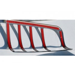 Cadre chrome inox alu pour feux arrières Peugeot PARTNER I