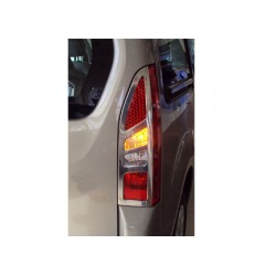 Cadre chrome inox alu pour feux arrières Peugeot PARTNER (II) TEPEE