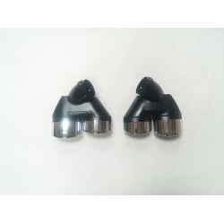 Sorties de pot d'échappement 2x2 pour Mercedes classe E Diesel