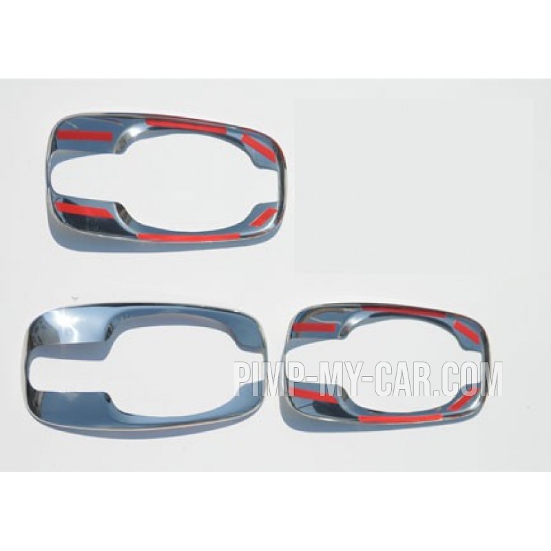 Couvre poignée de porte chrome pour Renault TRAFIC II Facelift 3 Portes
