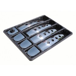 Couvre poignées de portes chromes sport Skoda OCTAVIA II (A5)  5 Portes