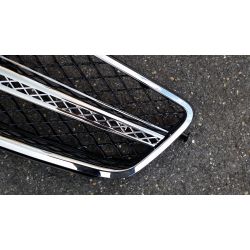 Calandre pour Mercedes classe C W204 - 1 barre chrome sport