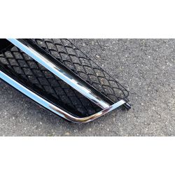 Calandre pour Mercedes C63 AMG - Noire Chrome