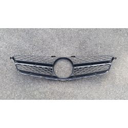 Calandre pour Mercedes C63 AMG - Noire Chrome