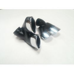 Sorties de pot d'échappement 2x2 pour Mercedes classe E Diesel