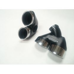 Sorties de pot d'échappement 2x2 pour Mercedes classe E Diesel