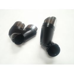 Sorties de pot d'échappement 2x2 pour Mercedes classe E Diesel