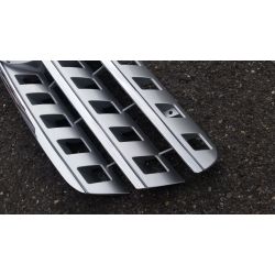 Calandre pour Mercedes ML W163 - Argent Chrome